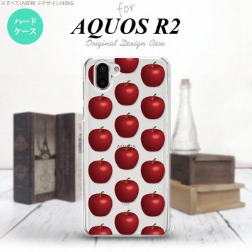 AQUOS R2 アクオス アール2 SH-03K SHV42 専用 スマホケース カバー ハードケース りんご・林檎 nk-r2-048[スマホ,スマホケース,スマホカバー,ケース,カバー,ジャケット]