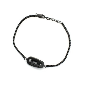 エンポリオアルマーニ EMPORIO ARMANI ブレスレット アクセサリー EGS2929001 メンズ ブラック 海外正規品