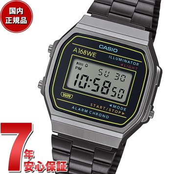 カシオ CASIO CLASSIC 限定モデル デジタル 腕時計 A168WEHB-1AJF 電卓 SL-800 モチーフ Heritage Colors ブラック