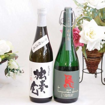 贈り物には王道麦焼酎２本セット 麦焼酎独奏会 常圧粗濾過27°(大分県)720ml三ツ星受賞麦焼酎尋ね鳥25°(長崎県)720ml