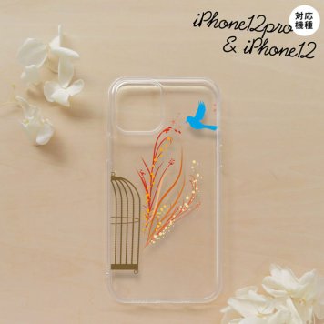 iPhone12/iPhone12pro iPhone12 / iPhone12pro スマホケース ソフトケース 青い鳥 赤 メンズ レディース nk-i12-tp1294