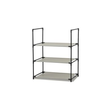 シューズ＆タオルラック（S)三段(BK) インテリア 漆器 盆 カタログギフト 景品 粗品