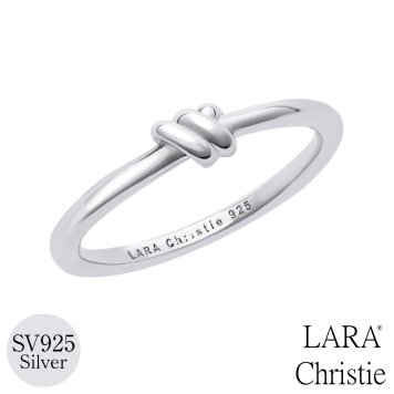 リング 指輪 レディース シルバー925 結び目 ノット モチーフ [ WHITE Label ][ララクリスティー]