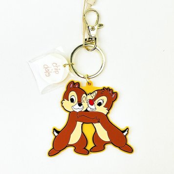 ディズニー チップ＆デール ライブリーラバーチャームキーホルダー ACCOMMODE アコモデ Disney