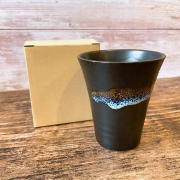 Zen -禅- フリーカップ 銘陶の里 日本製 美濃焼 和 和風 落ち着いた 色合い 電子レンジ対応 食洗機対応 おしゃれ カップ タンブラー 和モダン ナチュラル シンプルデザイン 新生活 結婚祝い 来客用 スタッキング収納 飲みやすい 持ちやすい 小ぶり 飲料用 多用途