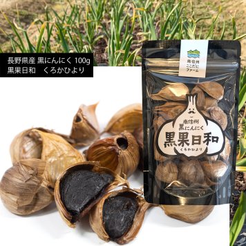 黒にんにく100g 長野県産 黒果日和 くろかひより 秀品 ※クリックポスト発送 母の日 父の日 敬老の日 プチギフト 贈り物 グルメ プレゼント 国産 疲労回復 健康 ヘルシー