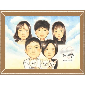 記念日のギフトに、似顔絵ギフトはいかがでしょうか。下書き確認ができるので、安心して贈れます。 似顔絵 贈り物 感謝 ギフト プレゼント 名入れ 手描き 記念日 記念 感謝 誕生日 お祝い 大人数 両親 おばあちゃん 家族 おじいちゃん お父さん 名入れ 下書き確認 修正無料 一生もの そっくり 宝物 サプライズ 家族 感謝 一生もの 長寿祝い 同窓会 メモリアル 引っ越し 感謝の品 感動