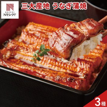 国産 うなぎの蒲焼 三大産地 食べ比べセット 3種入 タレ お吸い物付き 鰻 蒲焼 長焼き 冷凍 うなぎ蒲焼 国産 ウナギ【沖縄県・離島 配送不可】