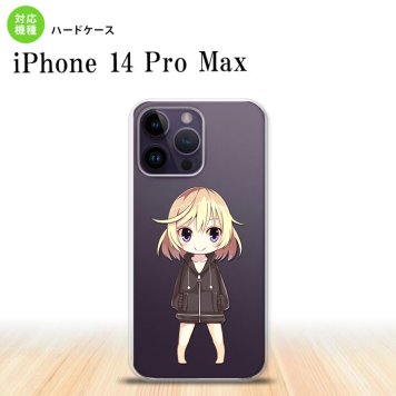 iPhone14 ProMax iPhone14 Pro Max スマホケース 背面ケース ハードケース 女の子 C クリア 2022年 9月発売 nk-i14pm-1334