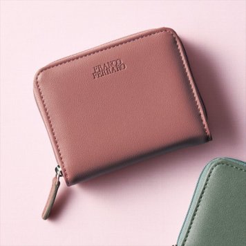フランコフェラーロ ラウンドファスナー財布　ピンク S-FFL223006PK  内祝 内祝い お祝 御祝 記念品 出産内祝い プレゼント 快気祝い 粗供養 引出物