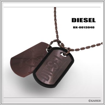DIESEL（ディーゼル） ドックタグ ネックレス DX0013040