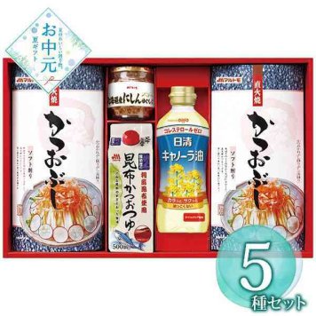 マルトモ かつお節 調味料 ギフトセット CR 30NS お中元 御中元 詰め合わせ 鰹節 削り節 昆布つゆ キャノーラ油 にしんほぐし 贈り物 内祝 引出物 法事 贈答用