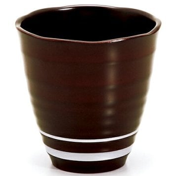 和らぎフリーカップ ライン　溜 インテリア 漆器 盆 カタログギフト 景品 粗品