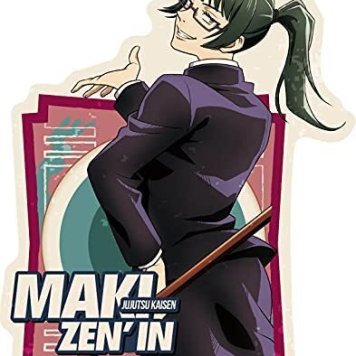 5禪院真希【トラベルステッカー】呪術廻戦 トラベルステッカー Jujutsu Kaisen Travel Sticker【日本製】【耐水・耐光】