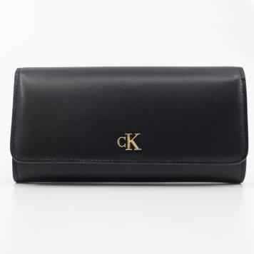 カルバンクライン 　Calvin Klein　長財布　LV04F1224G UB1　ブラック　カウナッパレザー　CK LONG WALLET　シーケー ロング ウォレット　Europeライン