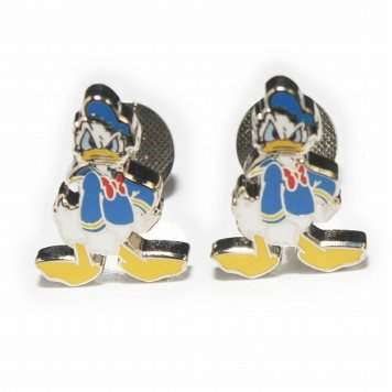 Disney ディズニー ドナルドダックカフスボタン・カフリンクス メンズ  cf1663 結婚式 旦那 プレゼント ギフト 彼氏 父の日 誕生日プレゼント
