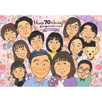 ギフト 似顔絵 バースデー 手描き 名入れ プレゼント 贈り物 誕生日 バースデー お祝い 記念日 大人数 家族 子供 友達 パートナー 修正無料 名入れ 下書き確認 かわいい 宝物 サプライズ 喜ばれる バースデー 記念 思い出 サプライズ 感動 笑顔 親孝行 節目 実績多数 感謝 記念品 オーダーメイド 一生もの 動物 卒園 ご夫婦 友人 役員 母の日 保護者