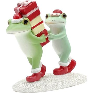 【ギフト対応無料】コポー クリスマス プレゼントを届けよう ダイカイ Copeau(コポー) コポーシリーズ かえる カエル 置物 オブジェ ※送料無料(北海道・沖縄は除く)
