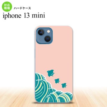 iPhone13mini iPhone13 mini ケース ハードケース 波鳥 ピンク  nk-i13m-1731