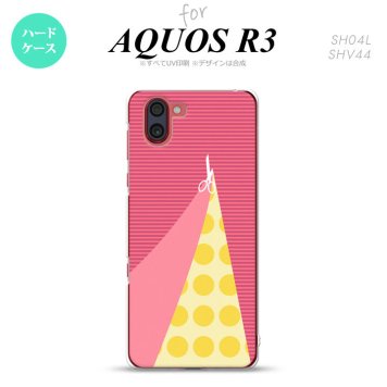 SH-04L SHV44 R3 AQUOS R3 スマホケース カバー はさみ ピンク nk-r3-1344