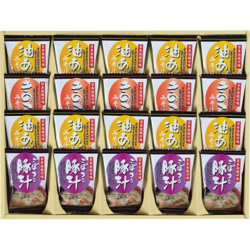 フリーズドライ「お味噌汁3種の味詰合せ」 ／お吸い物 和風惣菜 惣菜・レトルト 食品 敬老の日 プレゼント ギフト お彼岸 お供え 秋 2026 送料無料 ギフト プレゼント プチギフト 内祝い 快気祝い 出産祝い 結婚祝い 引出物 新築祝い お返し