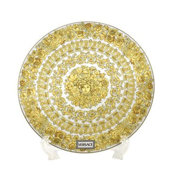 ヴェルサーチェ VERSACE 皿 プレート 食器 MEDUSA RHAPSODY メドゥーサ ラプソディ 10263 403670 19935 単品 1枚 SERVICE PLATE 33 CM ホワイト+ゴールド系マルチ