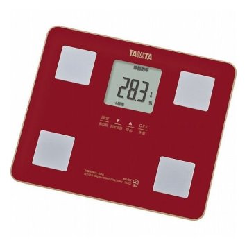 タニタ 体組成計 レッド BC-722-RD 健康機器 体脂肪計・内臓脂肪計 体重計付体脂肪計(代引不可)【送料無料】