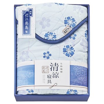 【ギフト対応無料】近江高島ちぢみ 清涼さらさら敷パッド (TK5810) ※送料無料(北海道・沖縄は除く)