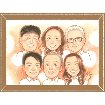 記念日の記念に、プロの職人が描く似顔絵はいかがですか。下書き確認ができるので、安心して贈れます。 プレゼント 似顔絵 感謝 手描き 贈り物 ギフト 名入れ 記念日 お祝い 感謝 誕生日 記念 大人数 お父さん おばあちゃん 家族 両親 おじいちゃん 修正無料 下書き確認 名入れ 似てる 実績多数 そっくり 喜ばれる 一生もの 家族 感謝 同窓会 卒寿祝い 結婚祝い イラスト お祝い返し