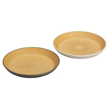 【ギフト対応無料】earth color 抗菌丸プレート2P (16977) ※送料無料(北海道・沖縄は除く)