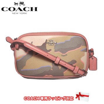コーチ アウトレット COACH ショルダーバッグ F32076 PVC ワイルド カモフラージュ / 迷彩柄 クロスボディー ポーチ 斜め掛け / ポシェット SVE7V(カーキマルチ)【RCP】【楽天カード分割】