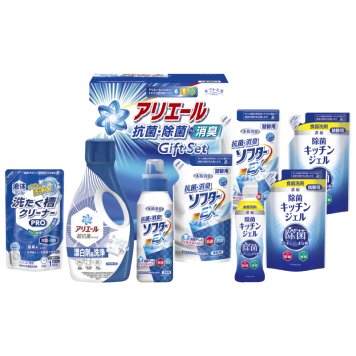 ギフト工房 アリエール抗菌除菌ギフト ／洗濯用洗剤 洗剤・柔軟剤・クリーナー 日用消耗品 日用品・ヘルスケア お中元 御中元 ギフト 夏ギフト 暑中見舞 残暑見舞 時期 いつ お礼 お返し グルメ のし お盆 初盆 新盆 お供 御供 ギフト 2026 送料無料 ギフト プレゼント プチギフト 内祝い 快気祝い 出産祝い 結婚祝い 引出物 新築祝い お返し