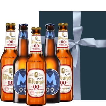 お歳暮 飲料 ノンアルコールビール 飲み比べセット ドイツビール ビットブルガー モリッツ アルコールフリー  330ml 5本セット 誕生日 引越し祝い 御祝 お礼 内祝い 送料無料