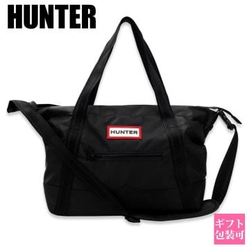 HUNTER ハンター トートバッグ UBS1201KBM NYLON MIDI TOPCLIP TOTE 2WAY ショルダーバッグ トートバッグ 斜めがけバッグ ナイロン 撥水 防水 メンズ レディース ユニセックス ブラック 黒 軽量 通勤 通学 A4収納 バッグ ブランド カジュアル 旅行 人気