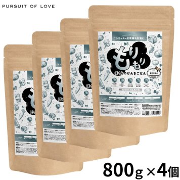 PURSUIT OF LOVE パシュートオブラブ ドッグフード 新もりもり ぼくらのげんきごはん 800g×4個