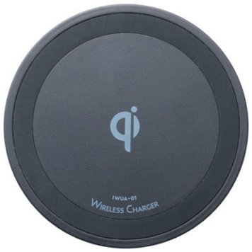 ミヨシ ワイヤレス充電アダプタセット 5W ブラック IWUA-01/BK