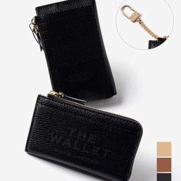 マークジェイコブス MARC JACOBS THE LEATHER TOP ZIP MULTI WALLET ザ レザー トップジップ マルチ ウォレット 2S4SMP010S02 ミニ財布 フラグメントケース カードケース コインケース レディース 財布