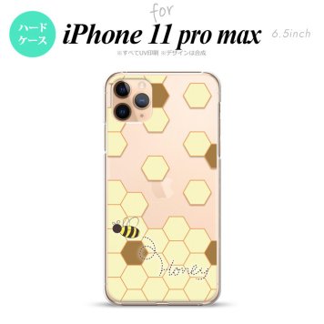 iPhone11ProMax iPhone11pro max スマホケース ハードケース ハニー クリア 茶 メンズ レディース nk-i11pm-1688
