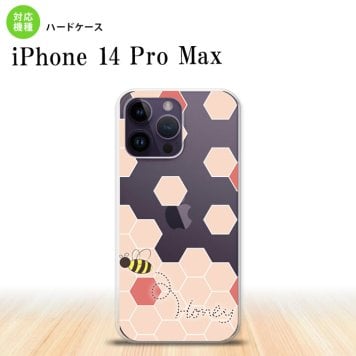 iPhone14 ProMax iPhone14 Pro Max スマホケース 背面ケース ハードケース ハニー クリア 赤 2022年 9月発売 nk-i14pm-1686