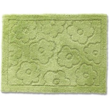 オカ バスマット 乾度良好 サニー 吸水 抗菌 防臭 グリーン 約36×55cm 4548622708134