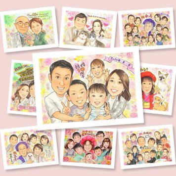 結婚10周年のプレゼントに、特別感のある手描き似顔絵はいかがでしょうか。下書き確認ができるので、安心して贈れます。 似顔絵 結婚記念日 プレゼント 手描き ギフト 贈り物 名入れ 結婚10周年 銀婚式 結婚記念日 両親 家族 夫婦 名入れ 修正無料 下書き確認 かわいい 似てる 喜ばれる サプライズ 結婚10周年 感謝 親孝行 記念日 周年 披露宴 初任給 イラスト ブライダルギフト 傘寿祝い