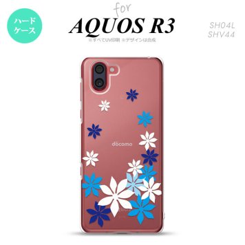 SH-04L SHV44 R3 AQUOS R3 スマホケース カバー ティアレ A 青 nk-r3-1079