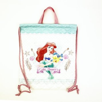 ディズニー プリンセス リトルマーメイド アリエル キルトナップザック ピンク バッグ リュック スクール キッズ Disney