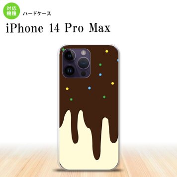 iPhone14 ProMax iPhone14 Pro Max スマホケース 背面ケース ハードケース アイス 黄 2022年 9月発売 nk-i14pm-349