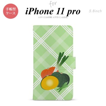 iPhone11Pro iPhone11 Pro 手帳型スマホケース カバー ベジタブル カボチャ  nk-004s-i11p-dr665