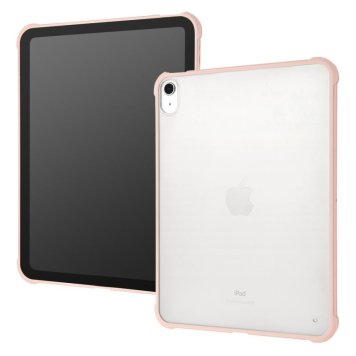 iPad 10.9インチモデル(2025年第11世代/2022年第10世代) 耐衝撃 軽量 ハイブリッドケース マット/ピンク ※送料無料(ポスト投函)