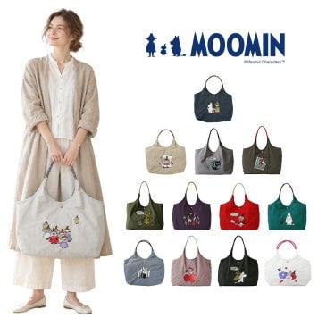 MOOMIN ムーミン 刺繍 トートバッグ A4 保冷 レディース 15L RMPK-01