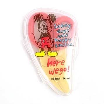 ディズニー ミッキー 離乳食フードカッターミッキーマウス フードカッター 黄色、赤