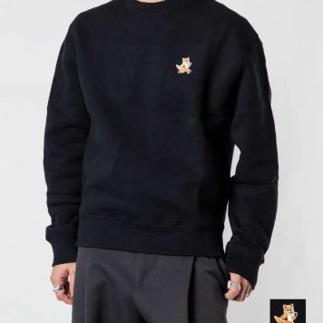 メゾンキツネ MAISON KITSUNE MM00313KM0307 スウェット SPEEDY FOX PATCH COMFORT SWEATSHIRT メンズ トップス 長袖