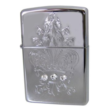 ZIPPO ジッポー ライター CROWN FLEUR DE LIS クラウン フルール・ド・リス 28805 #28805 アウトドア レジャースポーツ